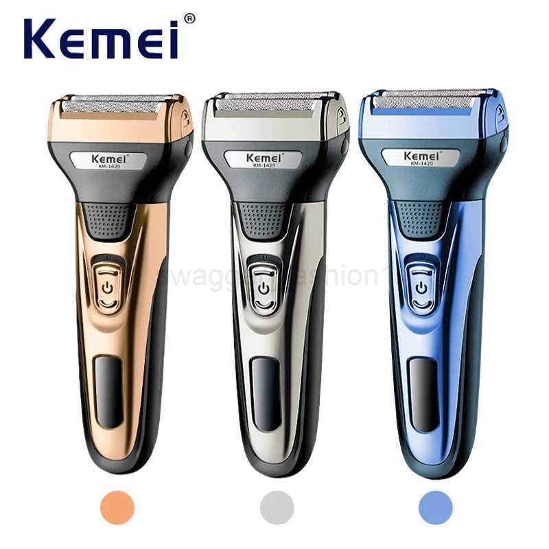 Kemei KM-1429 3 In 1 Electric Beard Shaver Professional Nose Trimmer Detachable Blade Mens Multifunctional Hair Cutting MachineB240709