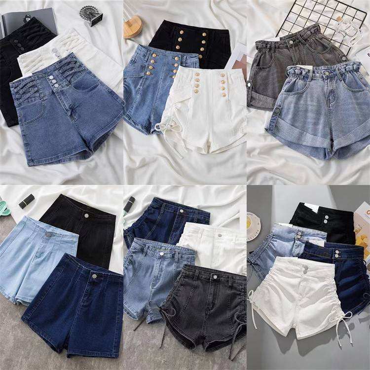 Women's fashion casual summer sexy cool women's denim shorts inventory random shipment
