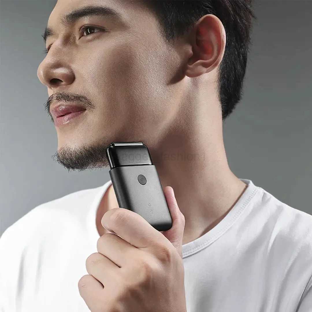 Mijia Electric Shaver Reciprocating Double Blades IPX7 Zinc Alloy Magnetic Blade Holder Type-c Rechargeable Portable RazorB240709