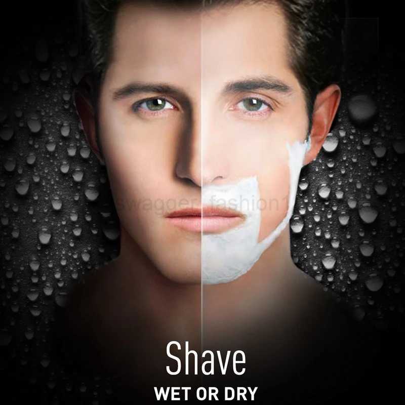 Original Kemei 4-Blade Rechargeable Electric Shaver 3-Speed Beard Electric Razor For Men Facial Wet Dry Shaving Machine WashableB240709