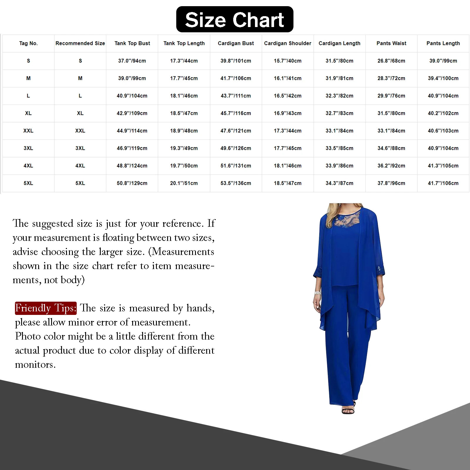 Women Cocktail Party Prom Suit Evening Lace Wedding Chiffon 3Piece Outfits Tank Tops Cardigan And Straight Pants 240716