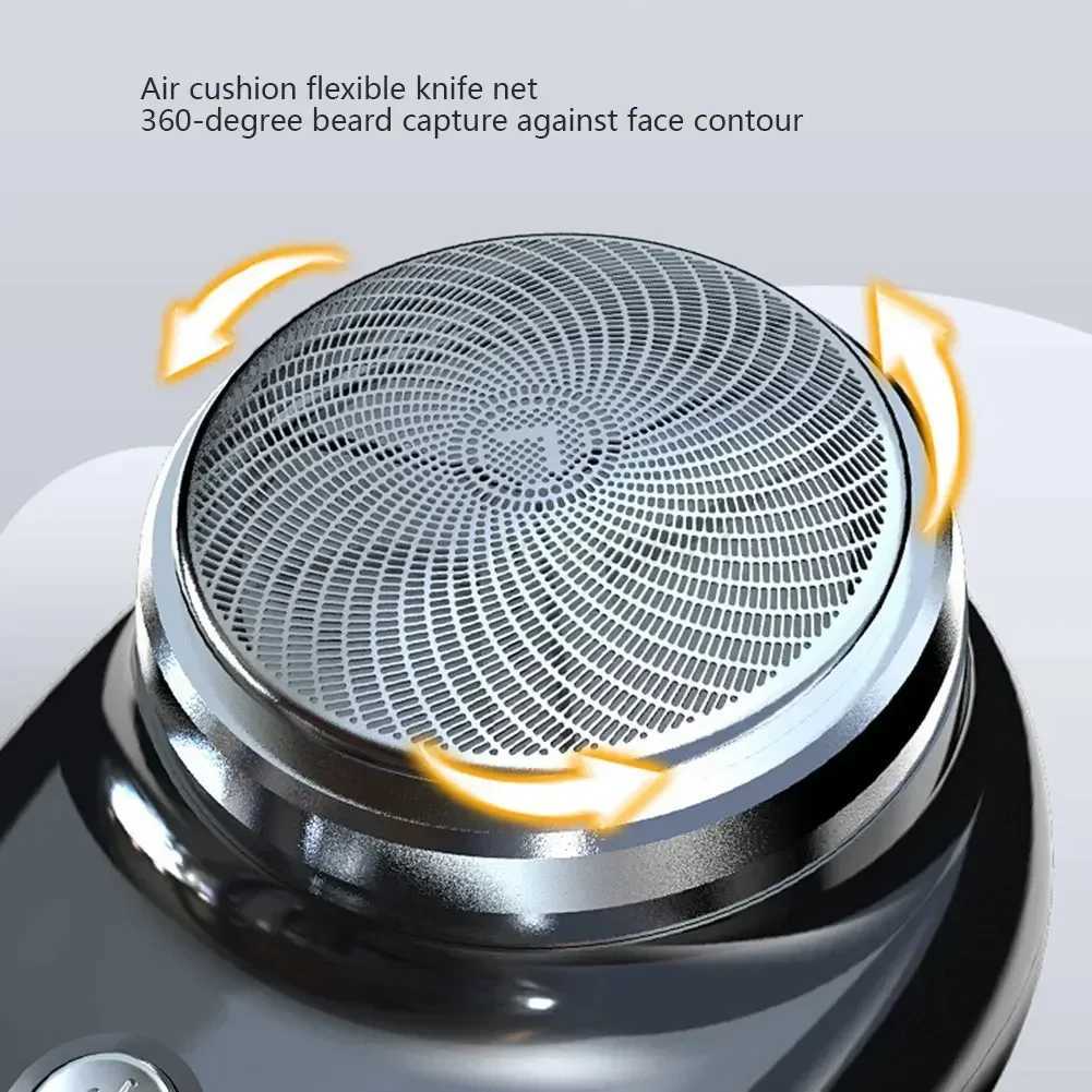 Mini Electric Travel Shaver For Men Pocket Size Portable Travel Car Home Razor Rechargeable Cordless Shaving Face Beard RazorB240709