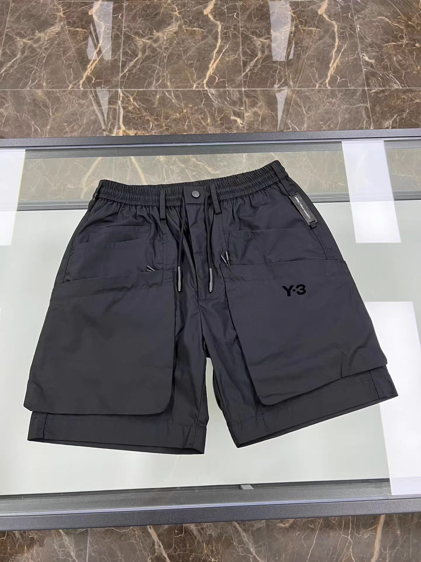 Black Cargo Shorts | Summer Y 3 Strtwear Style | Breathable Valentines Gift L250604