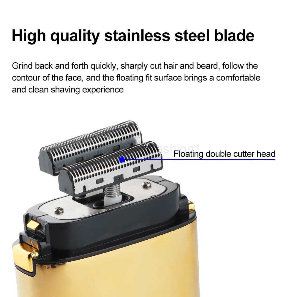 Kemei Tx1 Rechargeable Metal Housing Pro Electric Shaver For Men Hair Beard Electric Razor Bald Shaving Machine Finishing FadeB240709