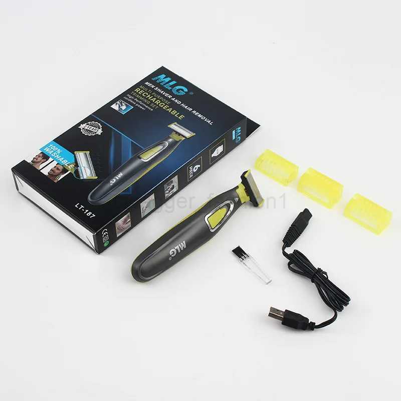 Electric Shaver for Men Professional Beard Trimmer Cordless Razor Body Trimer USB Rechargeable Face Male Hair Shaving MachineB240709
