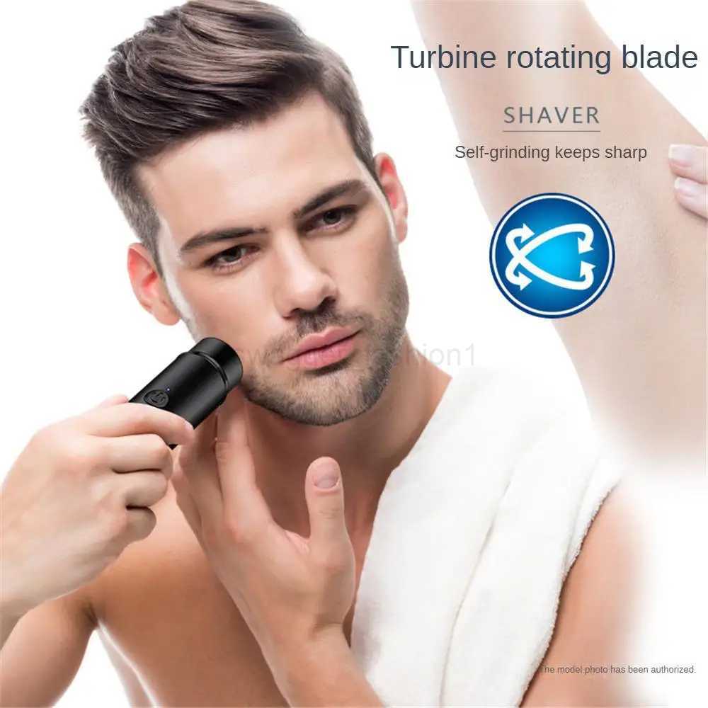 Mini Portable Compact Body Rechargeable Shaver Lithium Battery Electric Shaver Intelligent Operation Led Display Beard TrimmerB240709