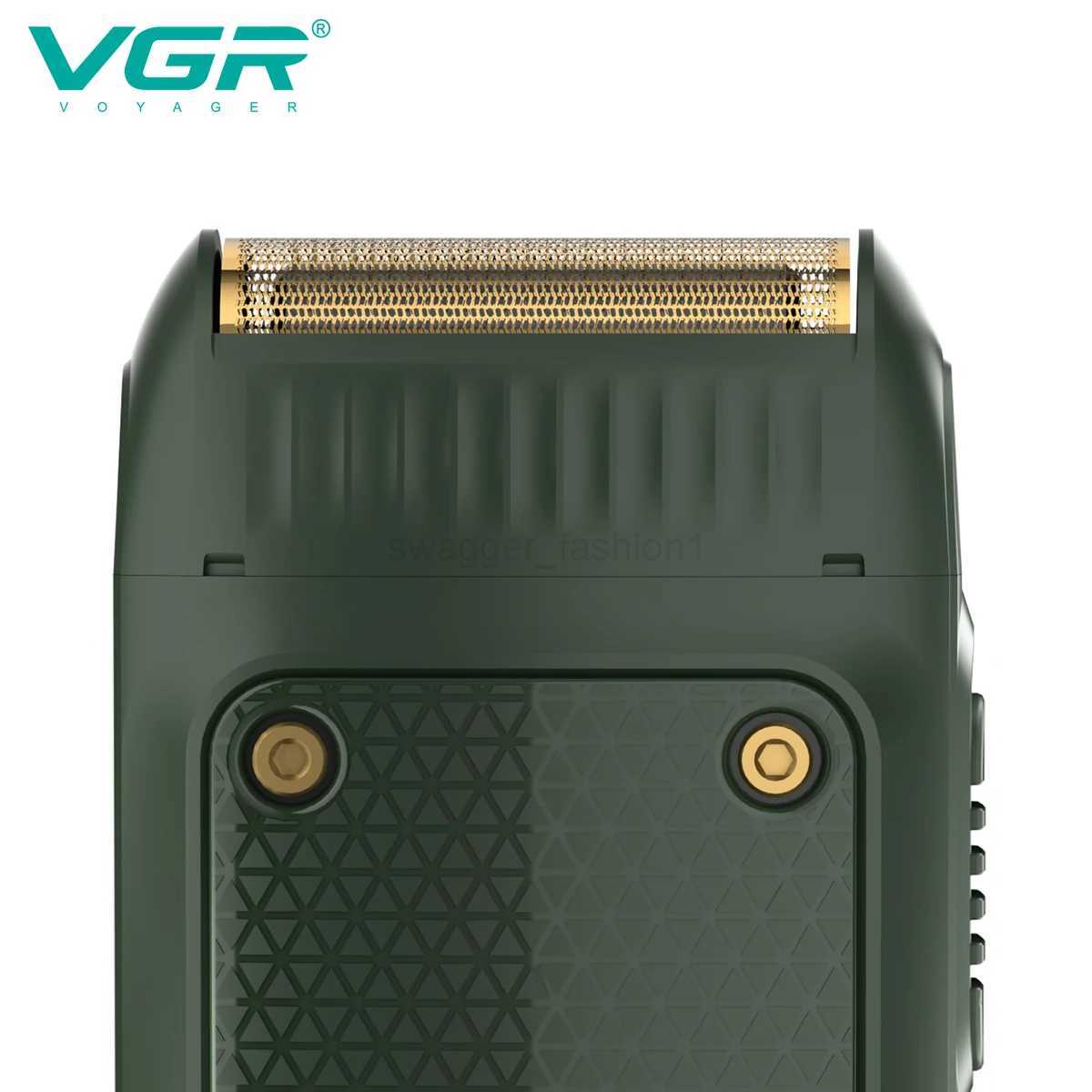VGR Shaver Professional Razor Electric Shaving Machine Portable Beard Trimmer Rechargeable Razor Mini Shaver for Men V-353B240709