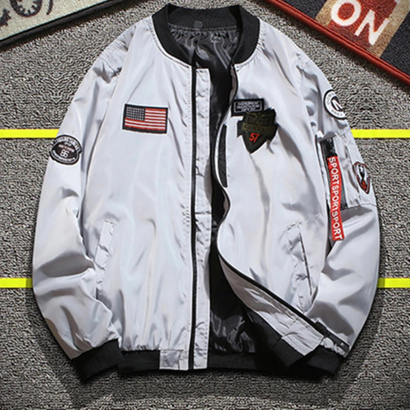 Mens Jacket Spring Autumn Bomber Cargo Casual Trend Slim Handsome Korean Version Clothing 240716