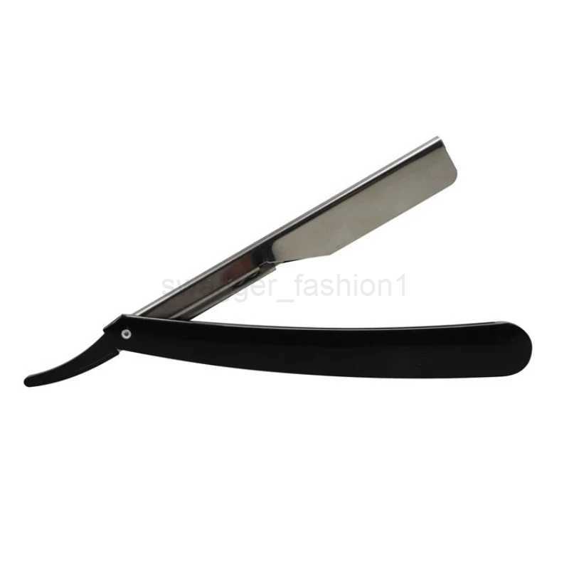 1/2/3PCS Colors Professional Manual Shaver Straight Edge Stainless Steel Sharp Barber Razor Shaving Beard Cutter with BladeB240709