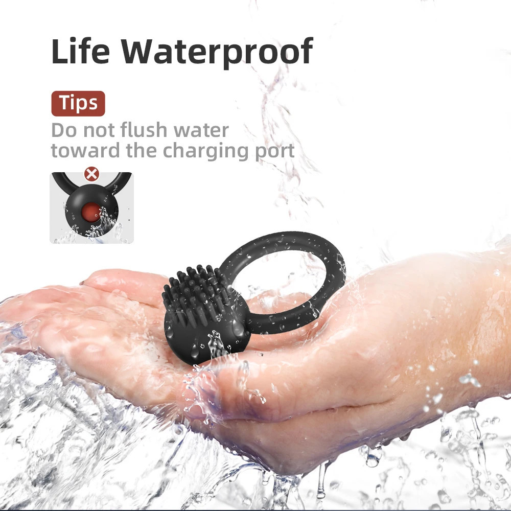 Cock Ring Vibrator Penis Sleeve Sucking Stimulator Remote Control Gspot Erection Clitoral Sex Toy for Adult Supplies 240711