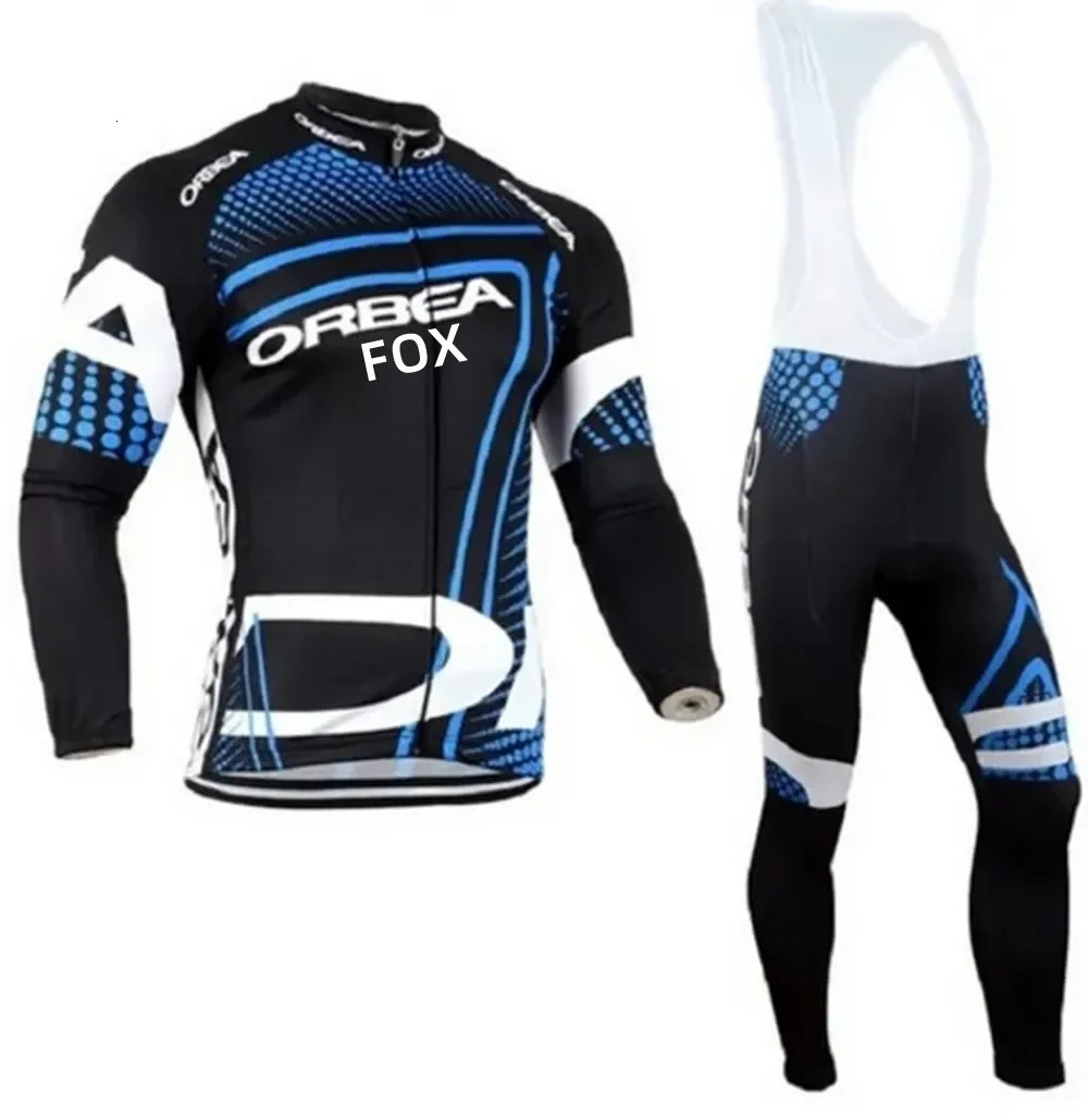 ORBEAFOX long sleeve Cycling Jersey Set Man Summer Breathable MTB Bike Clothing Maillot Ropa Ciclismo Uniform Kit 240716