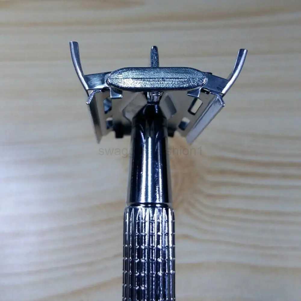 Mens Traditional Classic Double Edge Beard Hair Shaving Safety Razor Shaver + Blade + BoxB240709