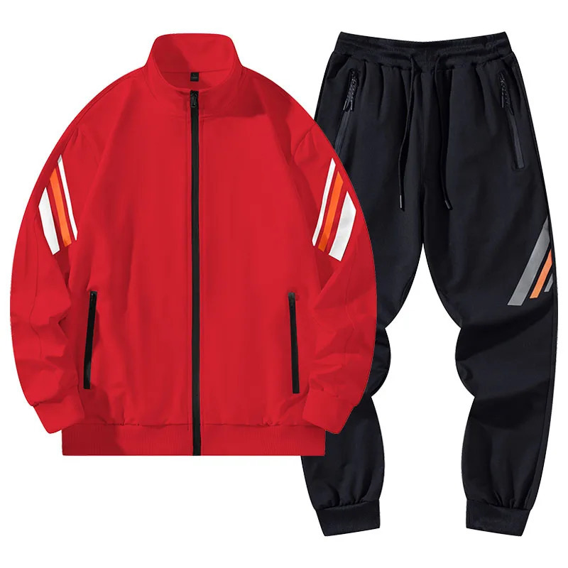 Men Tracksuits 2 Piece Spring Autumn Hip Hop Jogging Suits Sports Wear Man Running Suit Workout Windbreaker Fashion Clothing 240715