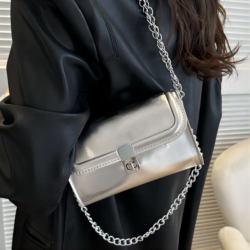 Crossbody small for women 2024 new model super popular versatile internet celebrity texture niche design high-end chain bag H7.18#16