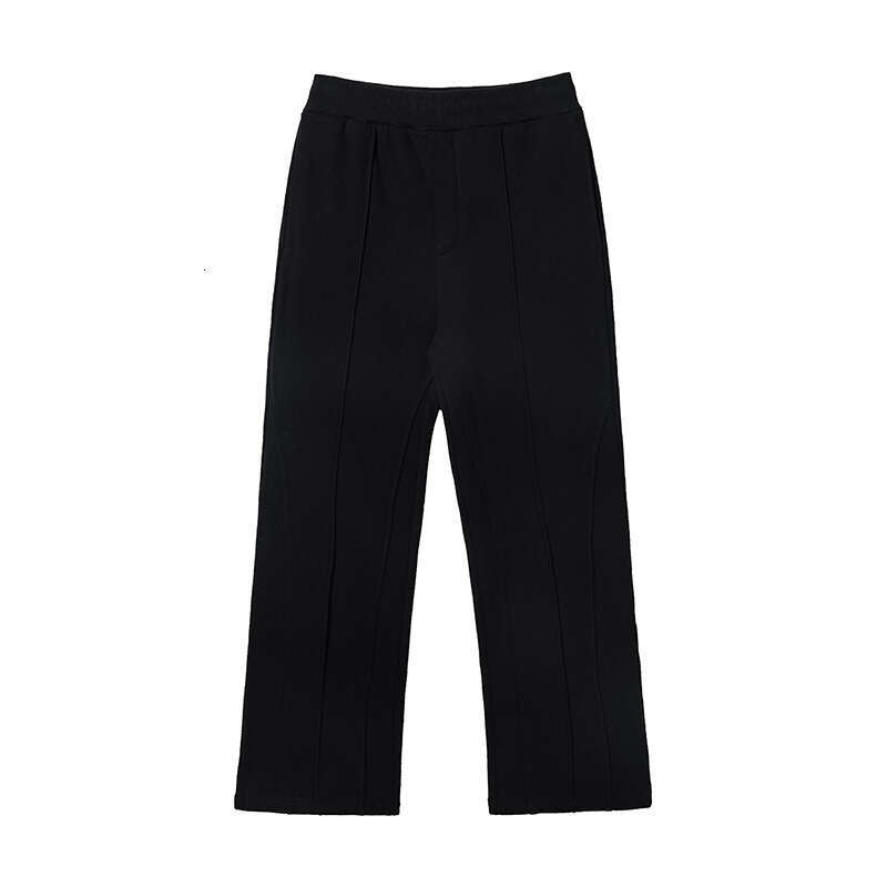Men's | New 365G Smith Velvet Straight Leg Micro Horn Drawstring Spliced Loose Casual Pants Bound Feet Gold Velvet Pants Jeans for Pregnant Women