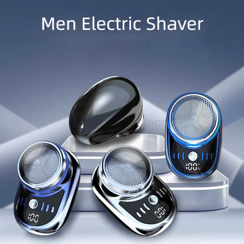 Men Electric Shaver USB Rechargeable Waterproof Razor Travel Mini Portable Detachable Shavers Beard Body Hair Trimmer RemoverB240709