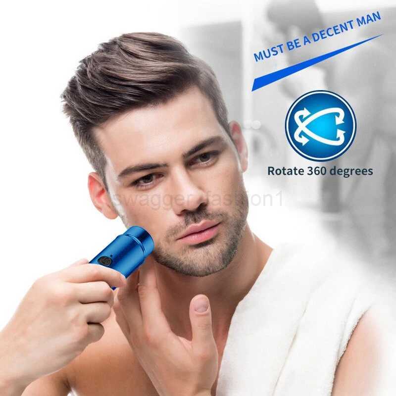 Mini USB Electric Shaver Long Lasting Portable Washable Car Rechargeable ShaverB240709