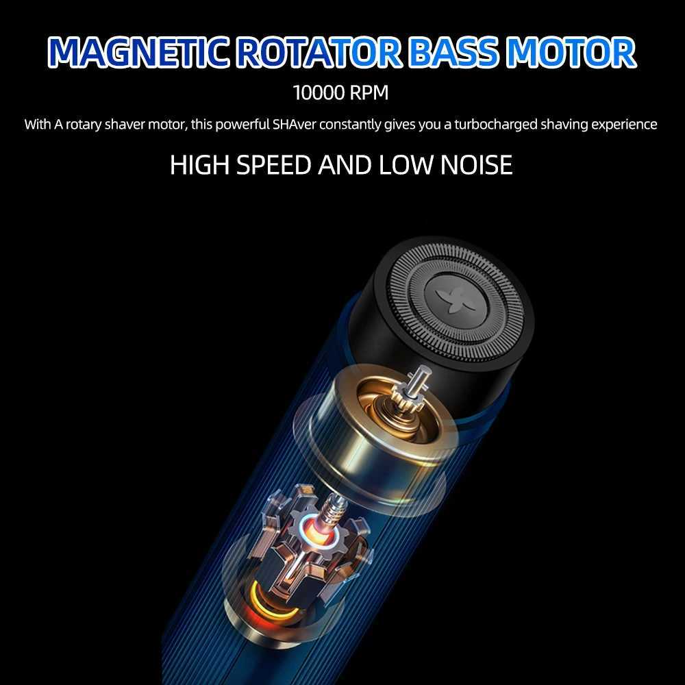 Mens Mini Electric Shaver Rechargeable Razor Epilator Womens Shaving Machine for Men Car Mini Shaver Electric Shaving ToolsB240709