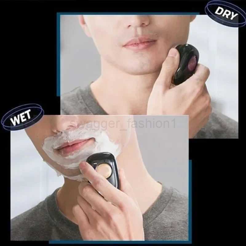 Electric Shaver Mini Portable Waterproof Shaver Usb Rechargeable Travel Detachable Razor Beard Body Hair Trimmer Remover 2024B240709