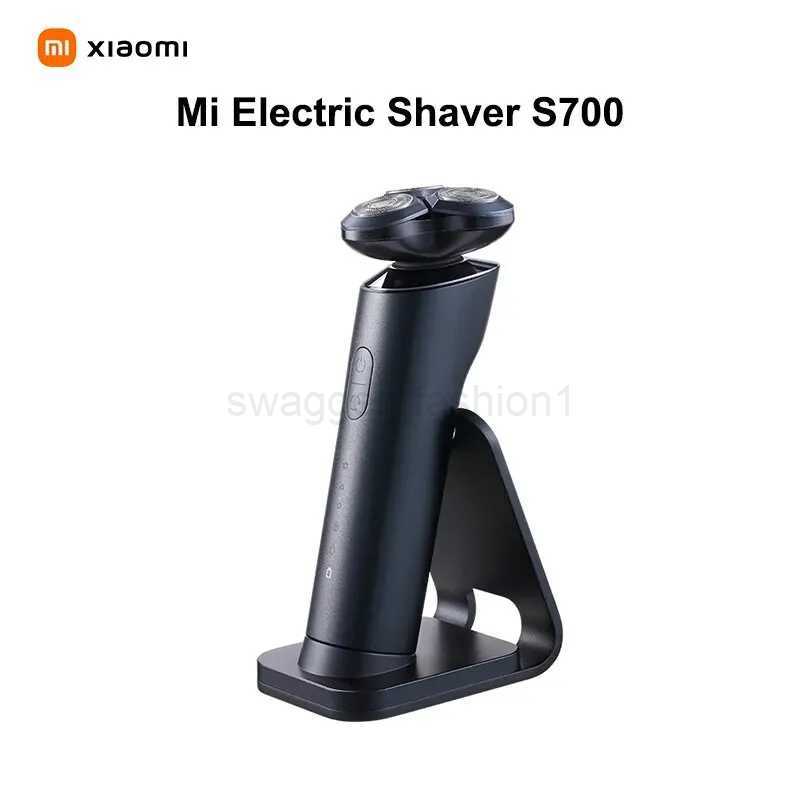 XIAOMI MIJIA Electric Shaver S700 Portable Flex Razor 3 Head Shaving IPX7 Waterproof Washable Beard Trimmer Trimer Cutter 30 DayB240709