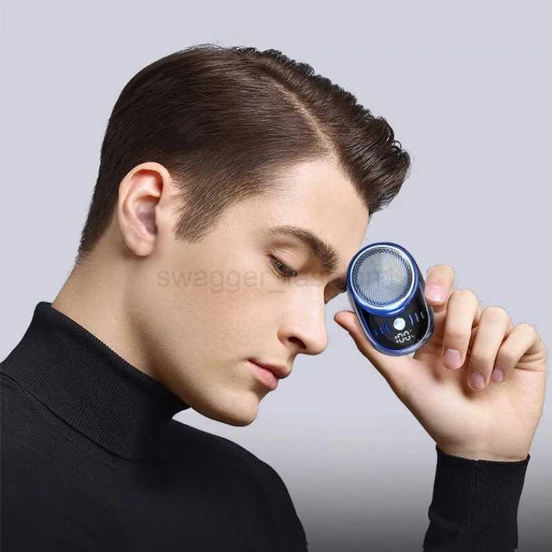Electric Shaver Portable Razor Man Travel Attire Wet And Dry Usb Rechargeable Shaver Typec Charging Shaving Machine Mini For MenB240709