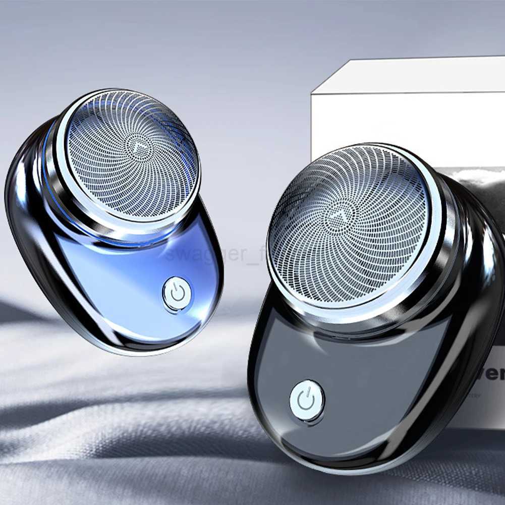 Portable Electric Shaver USB Rechargeable Travel Attire Shaver Mini Shave Waterproof Shaver Gift Male Trimmer Shaving MachineB240709