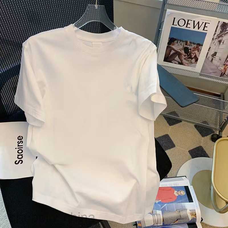 Men's T Shirts Pure cotton T-shirt trendy brand sports new men women loose round neck printed famous base tees tops