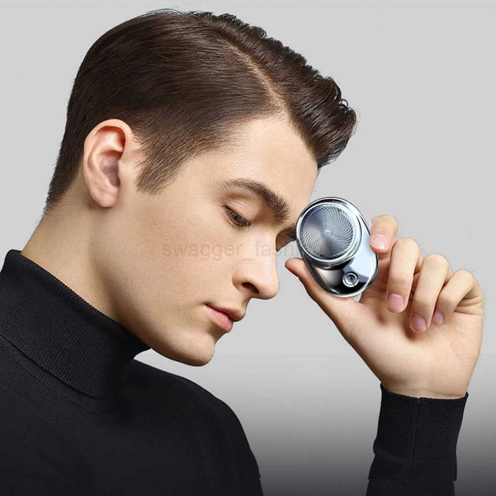 Portable Electric Shaver USB Rechargeable Travel Attire Shaver Mini Shave Waterproof Shaver Gift Male Trimmer Shaving MachineB240709