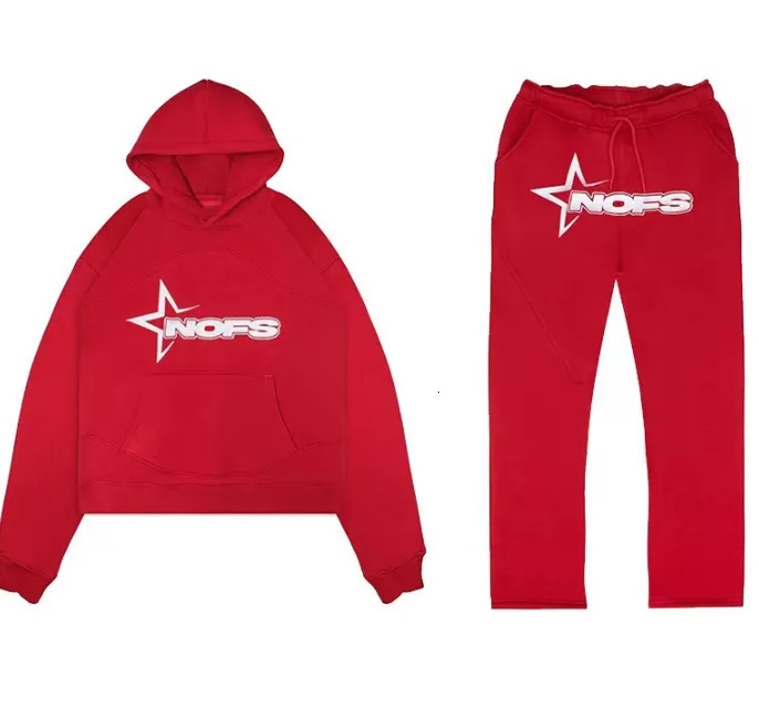 High Quality Fall Winter Fleece Warm Mens Clothing Tracksuit Hoodies SweatPants Two Piece Sets Suit Fashion Trend Sportswear 240202