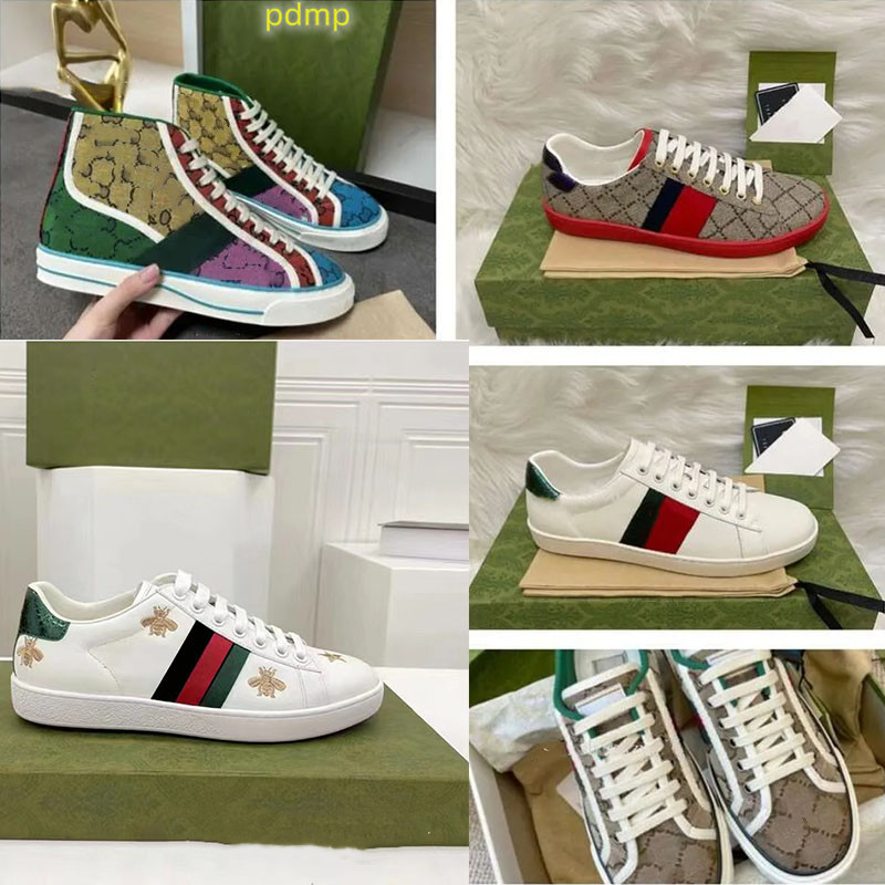 gg designers tennis 1977s sneaker canvas casual shoe women men shoes ace rubber sole embroidered beige washed jacquard denim fashion classic gucciis guccily ZOMM
