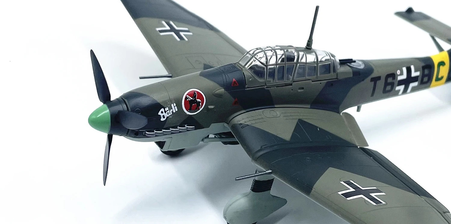 1 72 German JU87D Stuka Submersible Fighter Model E36385 Finished Product Series Model 240716