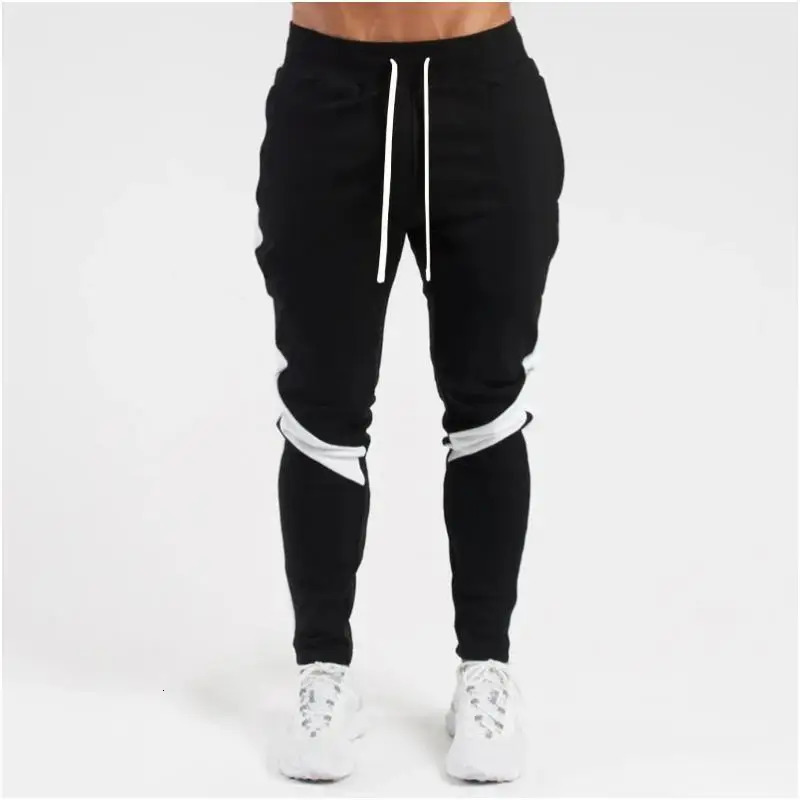 Mens Fashionable Sports And Fitness Jogger Pants Mens Autumn And Winter Casual Color Matching Vintage Men Trousers Y2k 240717