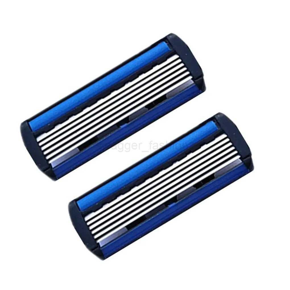 6-layer stainless steel shaver mens classic shaver blade detachable and reusable shaverB240709