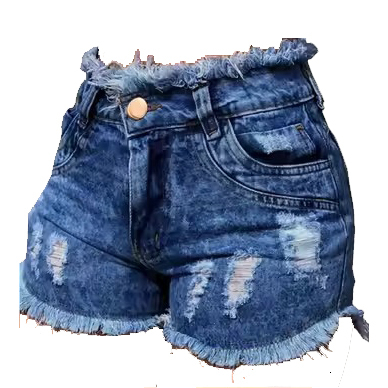 High-Waisted Denim Shorts Women Summer denim for black jeans shorts women distressed short
