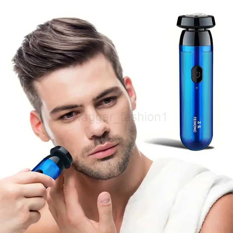 Mini Electric Shaver Face Beard Trimmer USB Charging Portable Beard Razor Cordless Travel Razor Beauty ToolsB240709