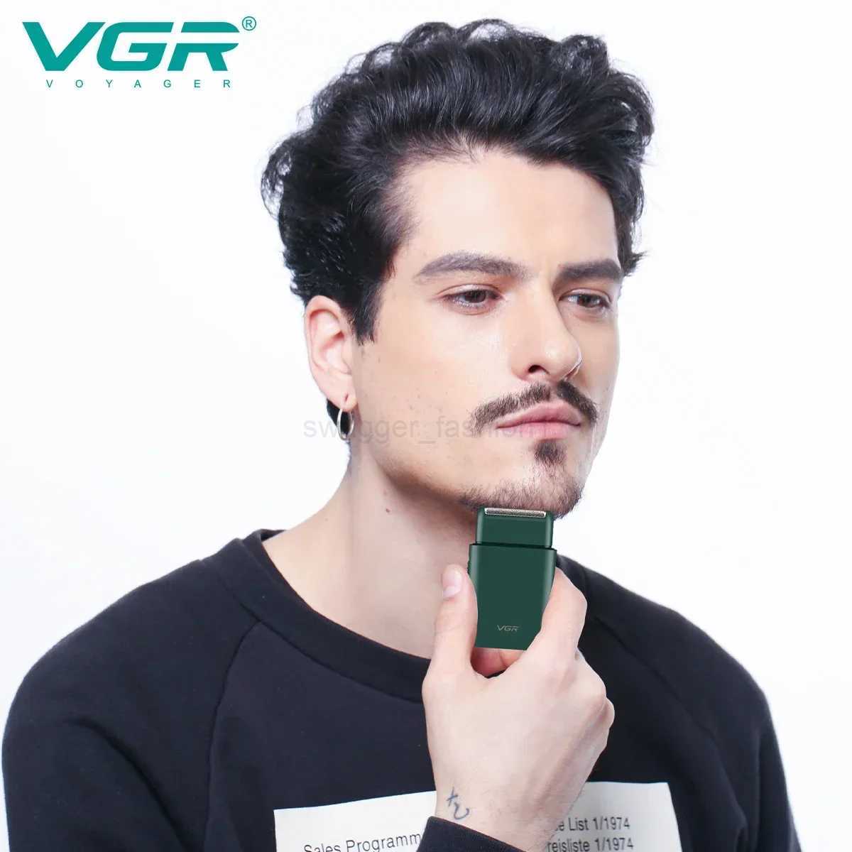 VGR Electric Shavers shaver male razor man electric shaver man Trimmer hair clipper for men Beard Travel portable shaver Br390B240709