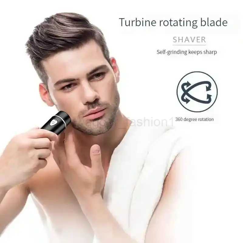 Portable Mini Electric Shaver Portable Rechargeable Home Travel Beard Razor Fast Clean Shave Without Tearing BeardB240709