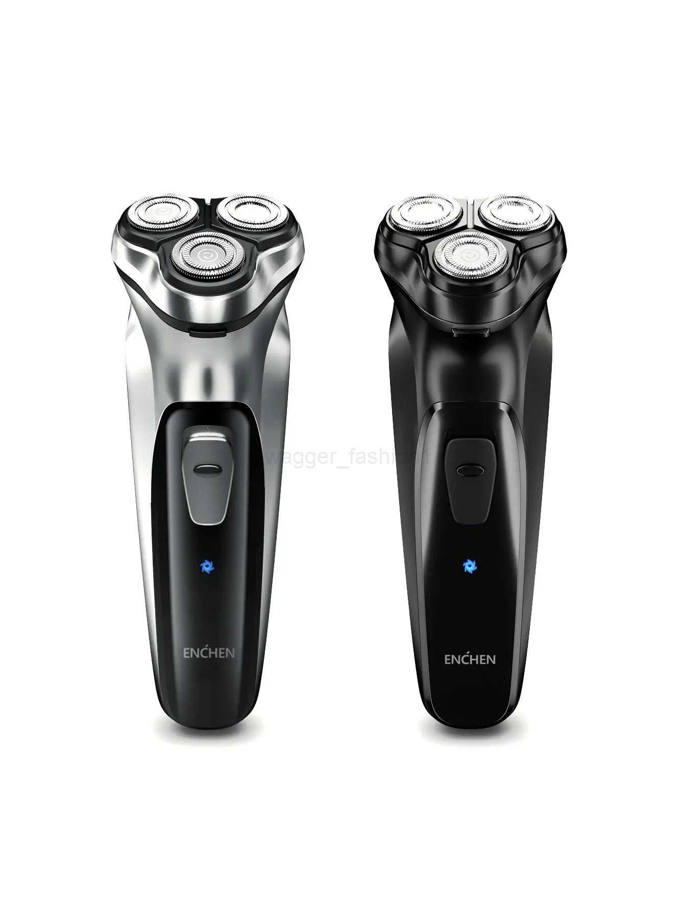 ENCHEN Blackstone Electrical Rotary Shaver for Men 3D Floating Blade Washable Type-C USB Rechargeable Shaving Beard MachineBw240709