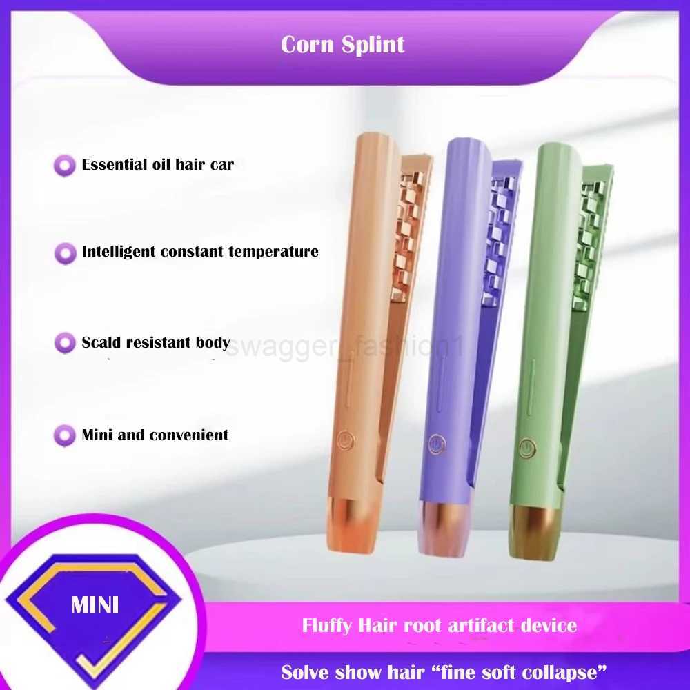 Mini Hair Curling Iron Hair Fluffy 3D Grid Curler Splint Portable High Quality Ceramic Corn Perm Styling ToolsB240719B240720