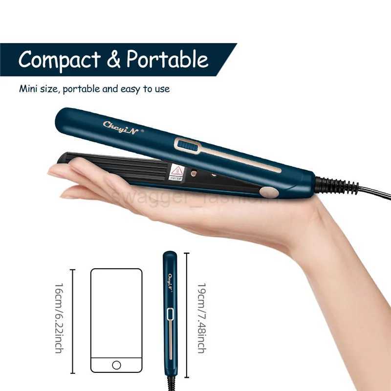 CkeyiN Automatic Hair Curler Corrugated Flat Iron Curling Irons Professional Straightener Curly Iron Tongs Hair Waver CrimpersB240719