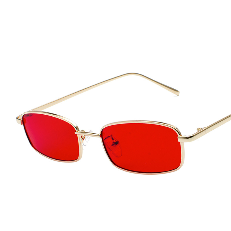 Jeter 31035 European and American Square Sunglasses Fashionable Small Frame Metal Glasses Transparent Ocean Film Street Photographic Sunglasses