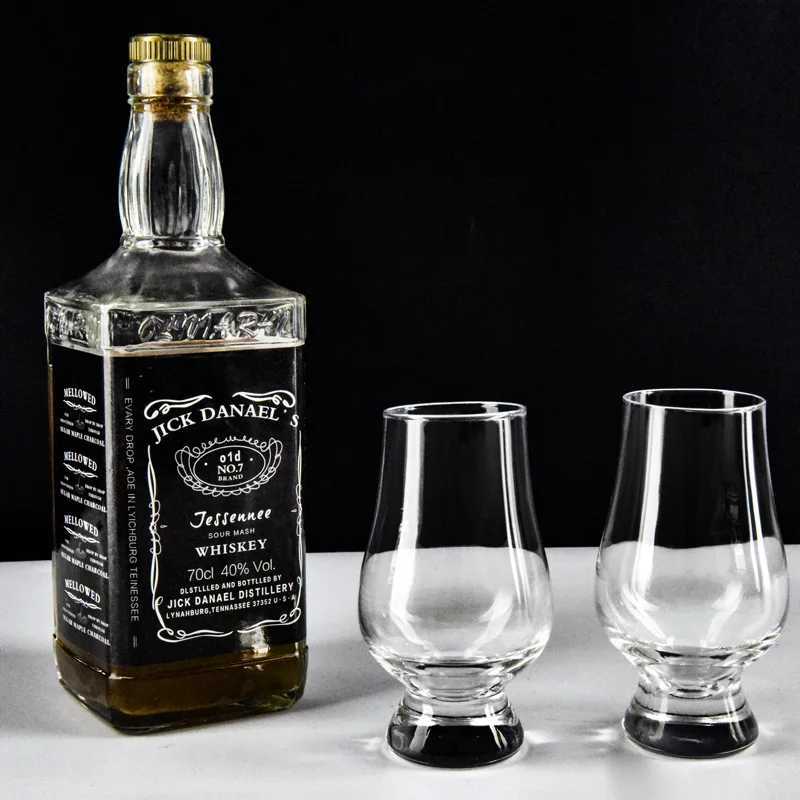 6/4 pcs Crystal Whiskey Barware Wine Glasses Set Glass Mugs for Liquor Scotch Bourbon Drink Drinking Smelling Glass Cup SetB240719