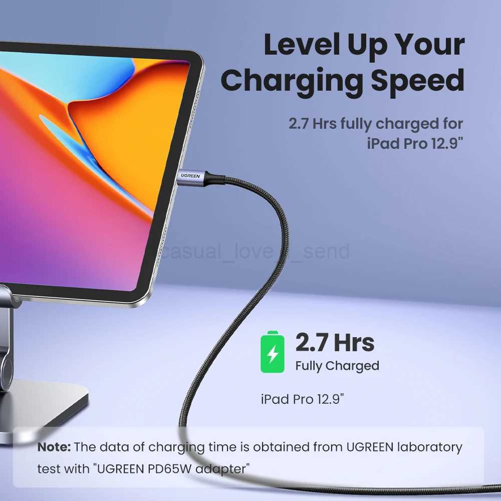 UGREEN 100W USB Type C To USB C Cable For Samsung Galaxy S24 For iPhone 15 Macbook PD Fast Charging Charger 5A Fast USB CCL240719