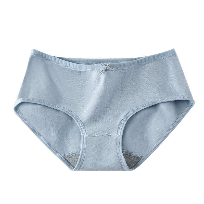 New Solid Color Pure Cotton Simple Triangle Pants Cute Bow Mid Waist Underwear Lingerie Underwears Woman Women Underwear Underwear Women Calzoncillos 