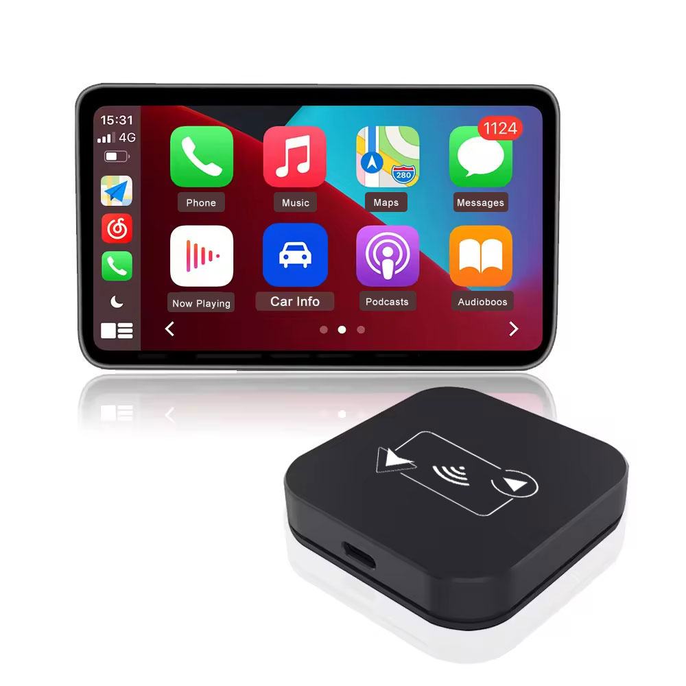 Smart wireless carplay adapter IOS carplay / android auto carplay converter box USB/USB-C port car gadgets electronic carplay dongle