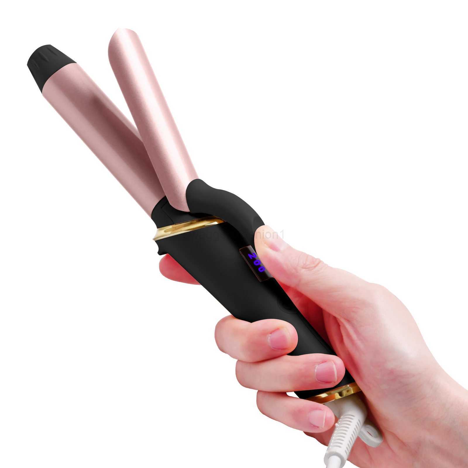 Ceramic Mini Hair Curler 25mm Travel Curling Iron Dual Voltage Curling Wand Small Hair iron Styler Curly Hair ProductsB240719