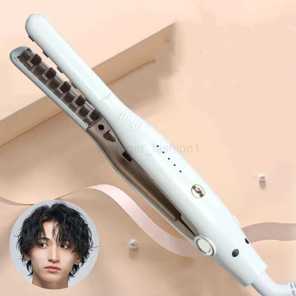 3D Grid Hair Crimper Iron Volumizer Ceramic Professional Hair Fluffy Corrugated Curler Flat Iron Corn Hair SplintB240719