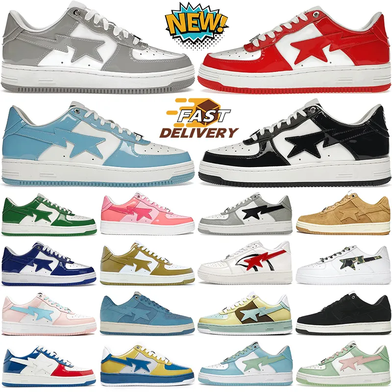designer Running shoes men women trendy sneakers black white red baby blue navy grey Pastel Green beige sail orange pink patent leather mens trainers fashion tennis