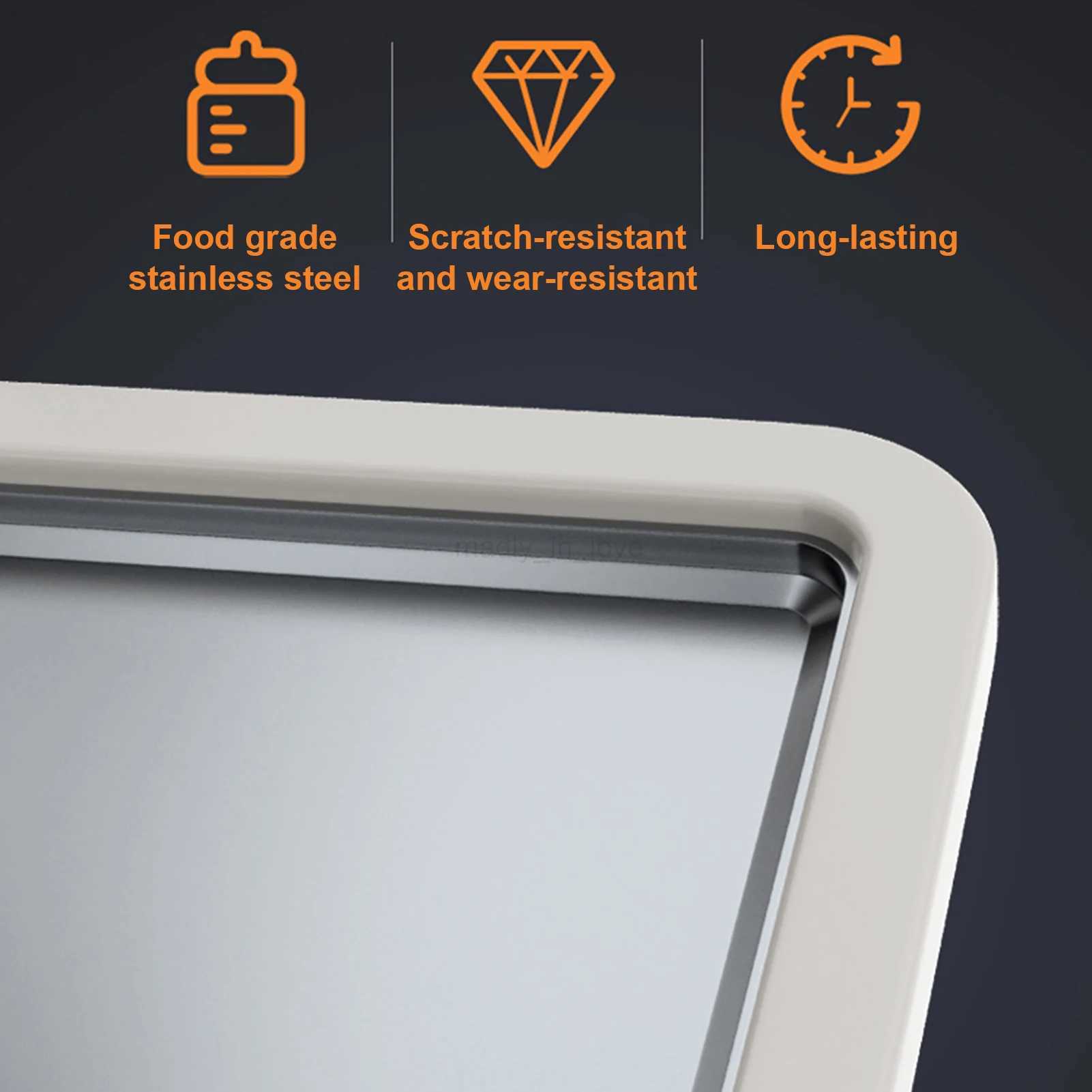 Multifunctional Ice Cream Maker Pan for Healthy Homemade-Frozen-Yogurt Ice Cream Maker Durable Cold Sweet Fried Food PlateM240719