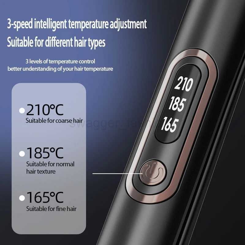 2-In-1 Professional Straightener Curler Negative Ion Perm For Long-Lasting Styling 10s Rapid Heating Hair Styling AppliancesB240719